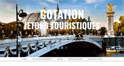 Desktop Screenshot of cotation-jetons-touristiques.com